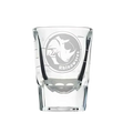 Rhino Round Espresso Shot Glass Lined (2oz/60ml)