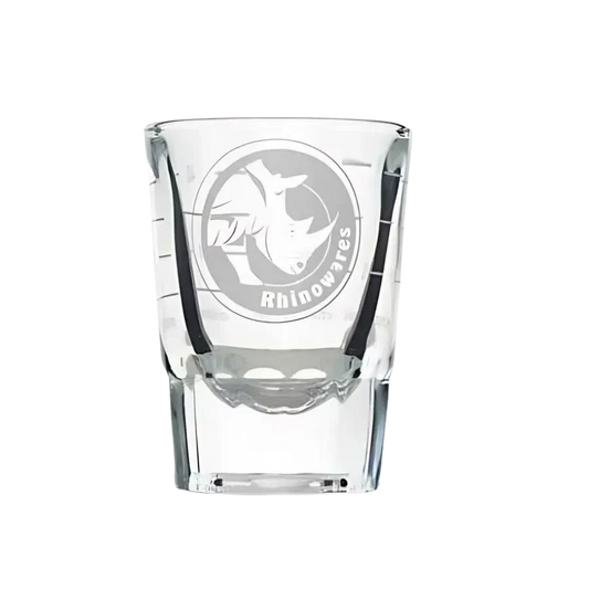 Rhino Round Espresso Shot Glass Lined (2oz/60ml)