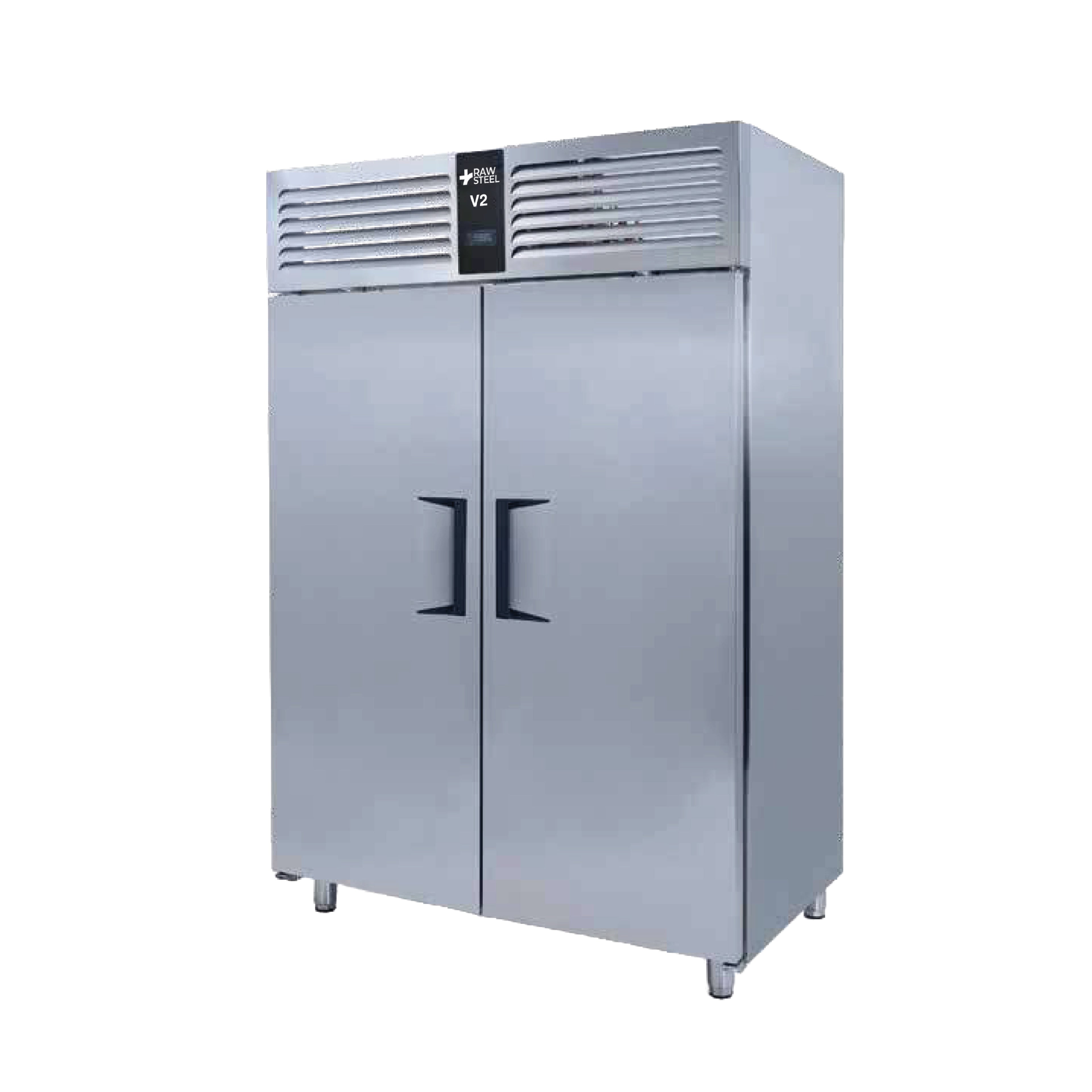 Raw Steel Vertical frezzer 2 Door