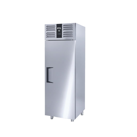 Raw Steel Vertical Freezer 1 Door