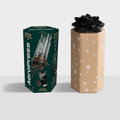 AeroPress Go Plus – Portable Travel Coffee Maker Kit - Cream