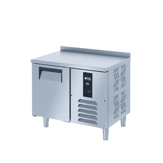 Raw Steel Undercounter 1 Door Refrigetrator