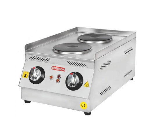 Gorkem 756 | 2-Burner Countertop Gas Cooker