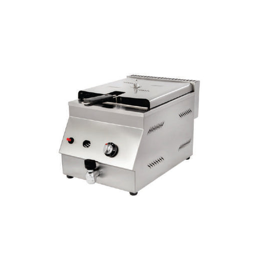 Gorkem FG 80 — 8L Discharge Valve Deep Fryer