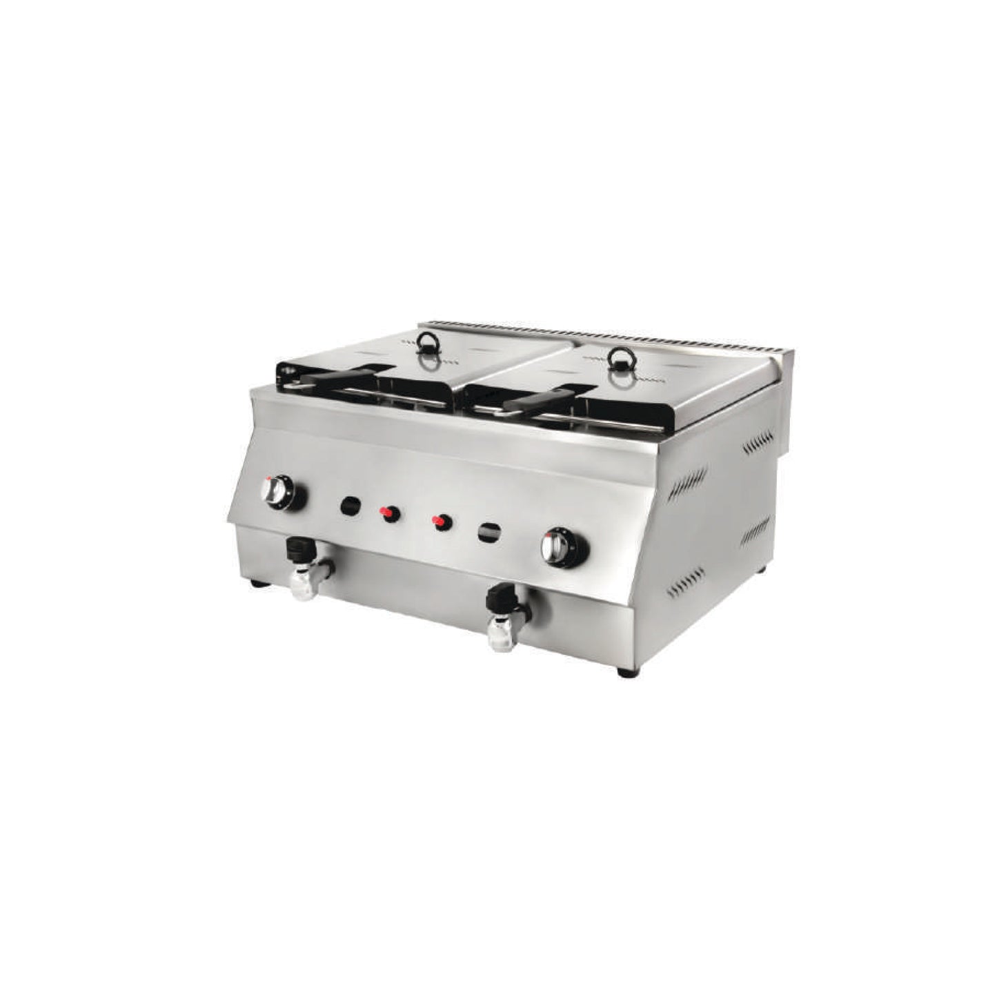 Gorkem 8+8L DISCHARGE VALVE DEEP FRYER