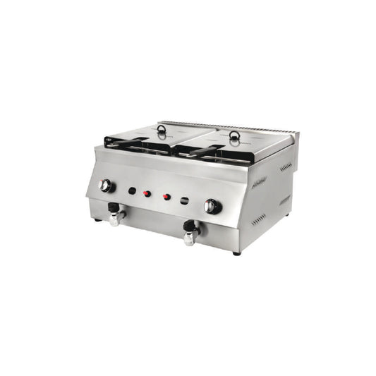 Gorkem 8+8L DISCHARGE VALVE DEEP FRYER