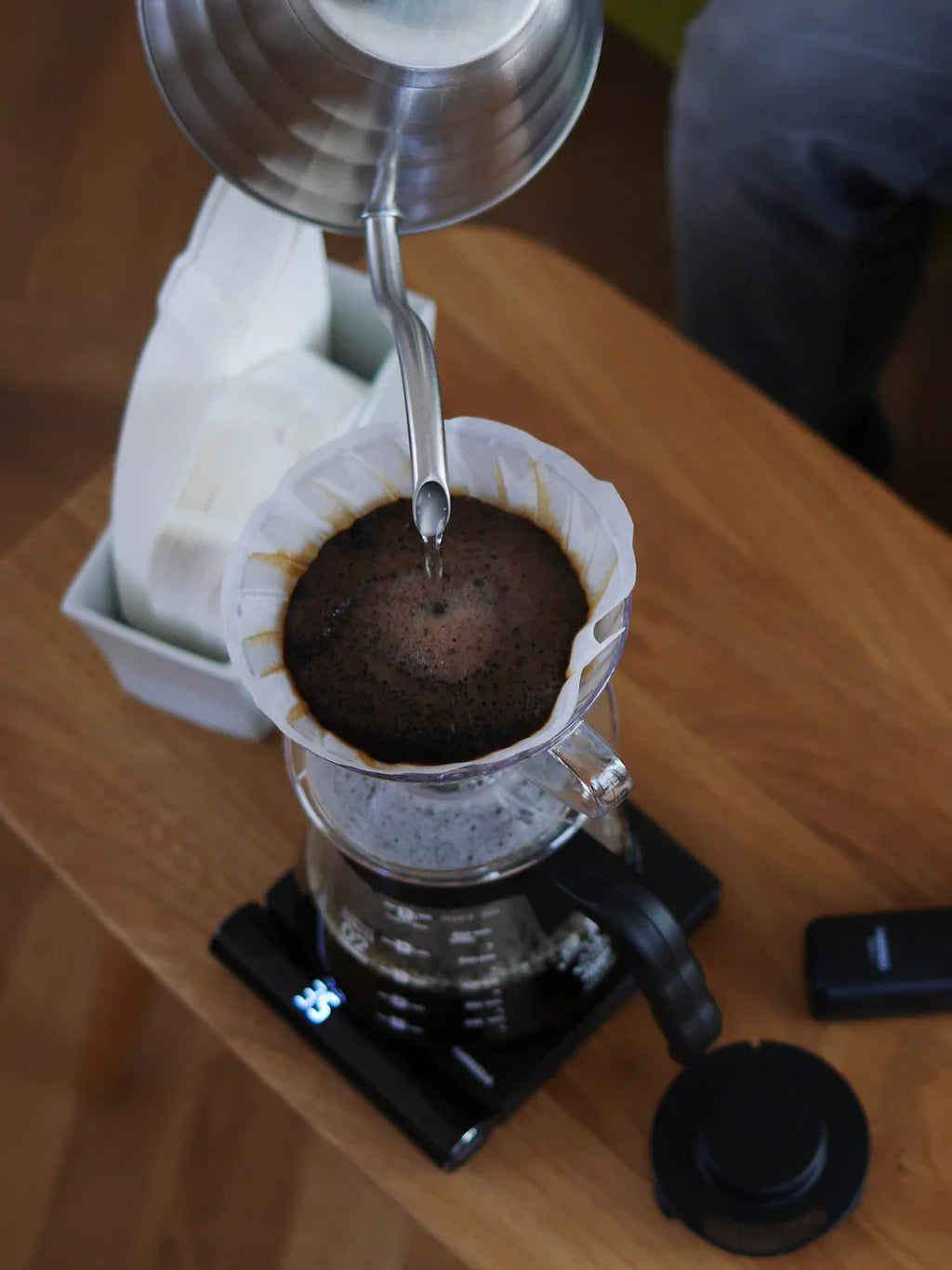 Hario V60 Plastic Coffee Dripper 01 - Transparent