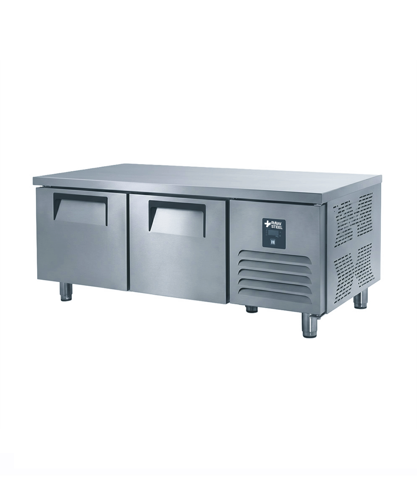 Raw Steel Lowboy 2 Doors Refrigerator