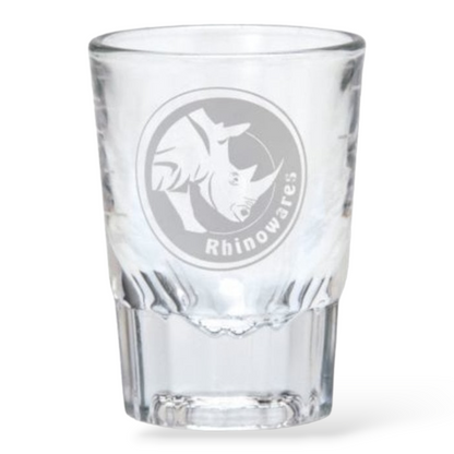 Rhino Round Espresso Shot Glass Lined (2oz/60ml)