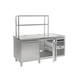 Countetop Prep Fridge - 2 Doors