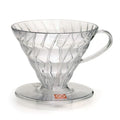 Hario V60 Plastic Coffee Dripper 02 - Transparent